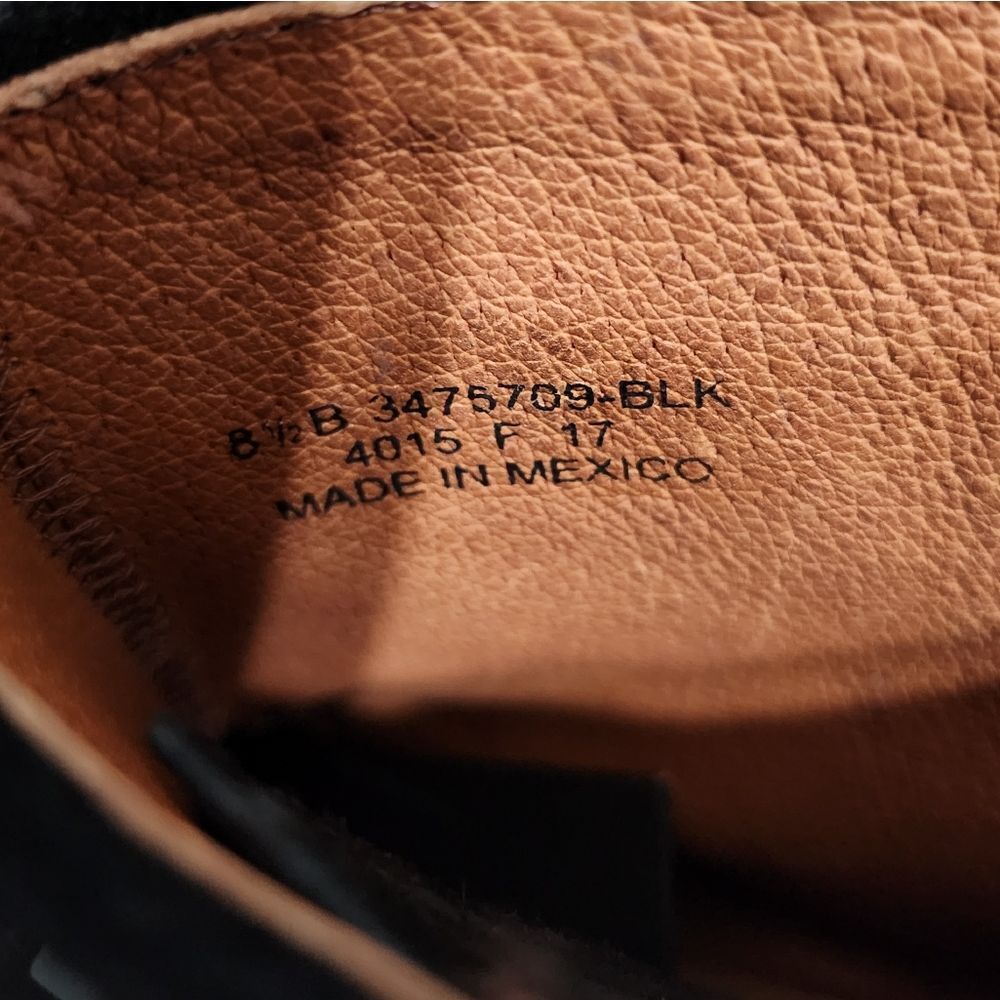 SIZE 8.5 | Frye Studded Black Leather Suede - Picture 5 of 5